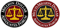Million Dollar Advocates Forum and Multi-Million Dollar Advocates Forum logos